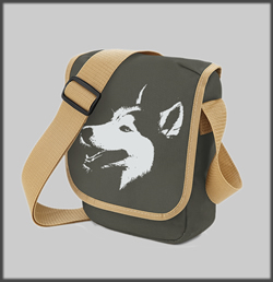 Husky Face Shoulder Bag